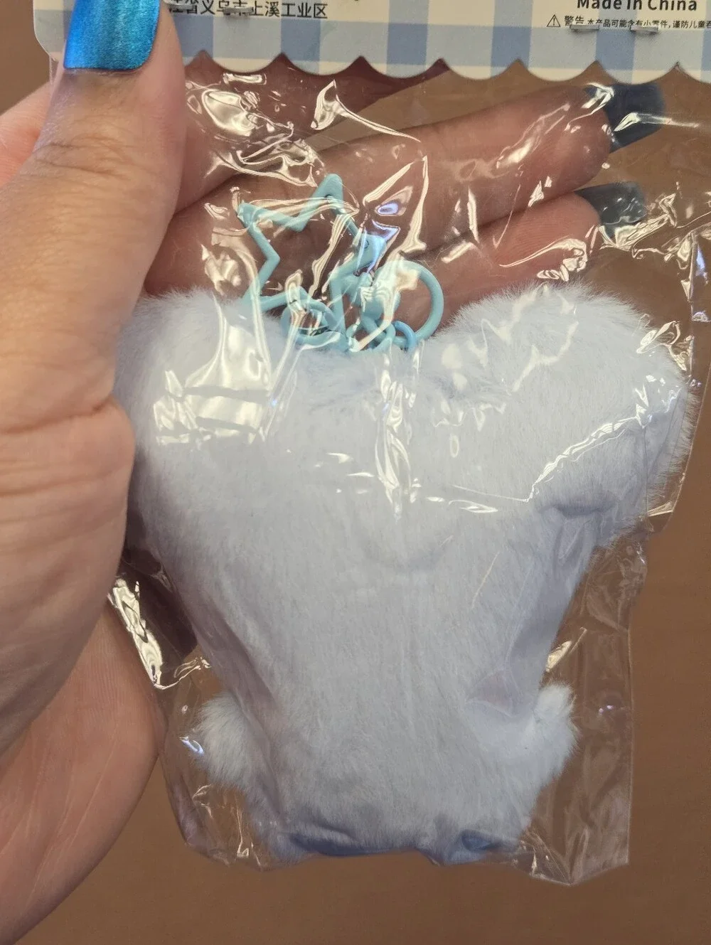 Plush Mouse Bag Charm/Keychain with Cracker